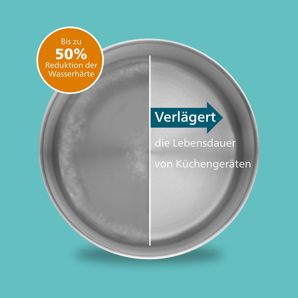 Philips Water Wasserfilter-Kartusche Antikalk+, 6er-Pack, BIS ZU 50 % WASSERHÄRTE REDUZIERUNG, Verpackung kann variieren, Kompatibel mit brita* 4