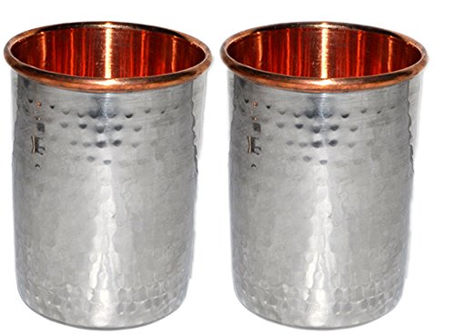 Handmade pure copper glass cup for water copper tumbler…