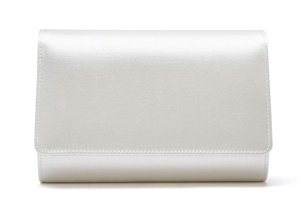 Rainbow Club Women's Dafnee Clutch, Ivory Satin, S UK