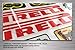 Kungfu Graphics Honda Wing Sponsor Logo Racing Sticker Sheet Universal (7.2x 10.2 inch), Red Black
