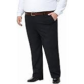 SNOWTEN Mens Classic Fit Golf Pants Stretch Dress Pants 30''/32''/34'' Lightweight Casual Suit Pants with Pockets