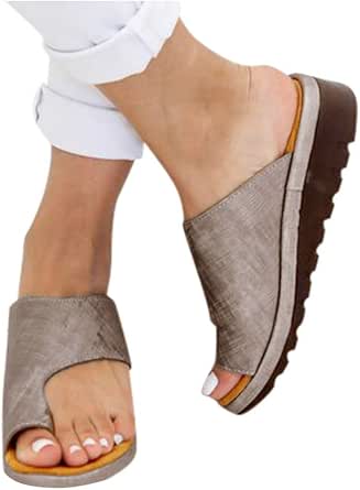 77JOK mujeres cómodas sandalias de plataforma zapatos para juanetes -2020  más nuevo verano playa viaje dedo dedo dedo dedo anillo sandalias sandalias  sandalias sandalias sandalias sandalias zapatos, Negro, 6.5 : Ropa, Zapatos  y  - Amazon.com