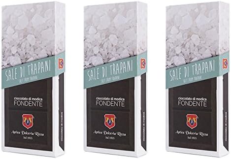 Rizza 3 X Cioccolato Di Modica Al Sale Di Trapani 100gr Amazon It Alimentari E Cura Della Casa