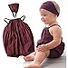 Isugar 2PCS Baby Girls Dots Romper+Headband Clothes Outfits Set