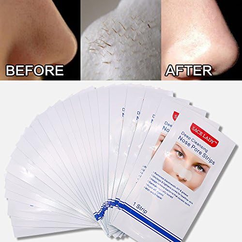 5Pcs Nose Pore Strips Deep Cleansing Blackhead Removing Patches Nasal Masks