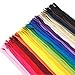 40PCS Nylon Invisible Zipper,DIY Sewing Zippers for Handmade Garment/Bags/Home Textile,Tailor Sewer Crafter's Special (18 inch, Mix Color)