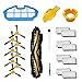 Theresa Hay Accessories Kit for ECOVACS DEEBOT N79S DEEBOT N79 Robotic Vacuum Replacement, 1 Main Brush, 8 Filters, 8 Side Brushes, 1 Primary Filter, 2 Cleaning Tool