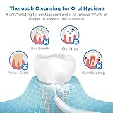 VAVA Water Dental Flosser with 3 Interchangeable Jet Tips, Easy-to-Clean Water Reservoir, Preset Modes for Optimal Flossing, Leak-Proof Electric Dental Floss, Portable Cordless Design