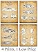 Original Batmobile Patent Art Prints - Set of Four Photos (8x10) Unframed - Makes a Great Gift Under $20 for Batman and Comic Fans