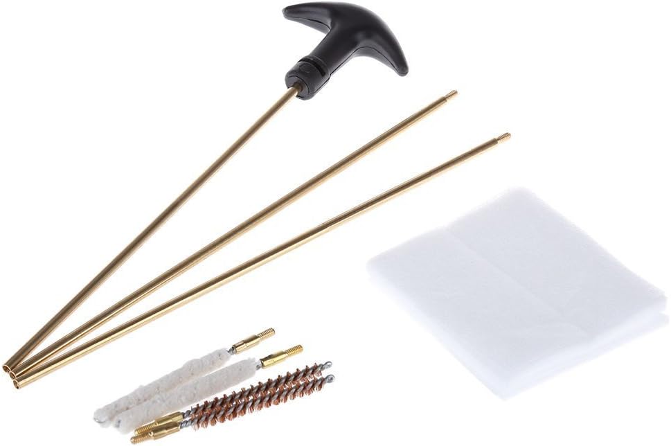 Noga Pistol Hunting Gun Cleaning Tool Kit Accessories Rifle Gun Brush Mop Storage Handle for Cal.4.5/5.5mm : Sports & Outdoors