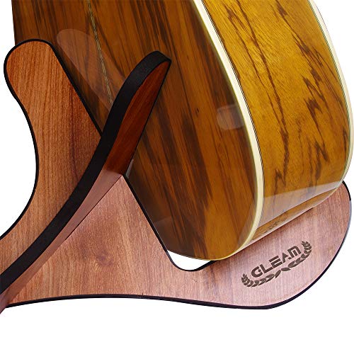 GLEAM Acoustic Guitar Stand - Universal Wooden Guitar Stand