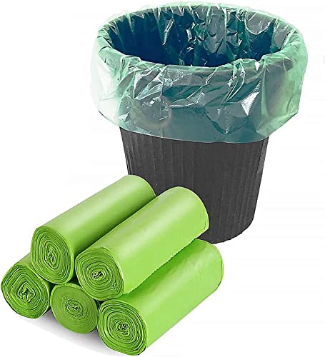 4 Gallon Small Trash Bags Biodegradable Trash Bags Extra Strong Small Garbage Bags Unscented, for Bathroom Bedroom Office Kitchen Trash Can ( 4 Gallon 100PCS)