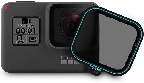 Telesin Cpl Fliter Filtre Circulaire Polarisant Avec Bouchon Pour Gopro Hero 6 Hero 5 Cpl