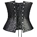 Camellias Womens Steampunk Gothic Steel Boned Underbust Waist Training Corset