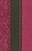 Slimline Reference Bible NLT, TuTone (Red Letter, LeatherLike, Rich Raspberry/Brown/Dark Brown)