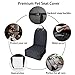 Bonve Pet Dog Front Seat Cover, Waterproof Pets Car Seat Covers with One Dog Safety Belt Universal Size for Cars, Trucks and SUV, Black