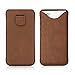 iPhone 5C Case, Snugg Apple iPhone 5C Distressed Brown Leather Pouch Case [Card Slot] Apple iPhone 5C Pouch Case Cover Executive Design