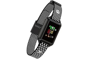 PETHEY Smart Dog Bark Collar IPX7 Waterproof Rechargeable Anti-Barking Training Device for Small, Medium & Large Dogs – Beep & Vibration Modes, Adjustable Sensitivity, Humane No-Shock Control, Black