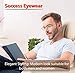 Success Eyewear Reading Glasses 2 Pair Black and Gunmetal Readers Compact Folding Glasses for Reading for Men and Women Case Included Bundle: Set of Black and Gunmetal With 2 Cases 1