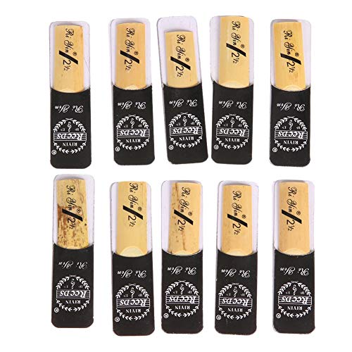 10 Pcs/Pack clarinet(black pipe) whistle/medium/secondary tone 2and a half Bamboo Reeds Good sentinel outposts for Saxophone