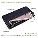 HDE Women's Leather Wallet Clutch Multi-Function Zippered Wristlet Purse Black
