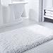 NORCHO Soft Shaggy Bath Mat Non-Slip Rubber Bath Rug Luxury Microfiber Bathroom Floor Mats Water Absorbent 32