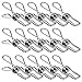 Axe Sickle 24pcs Stainless Steel Wire Clip 2.5 inch Utility Clip Pins Hanging Clip Office Fastener, Metal Wire Clip for Clothes Socks Drying.