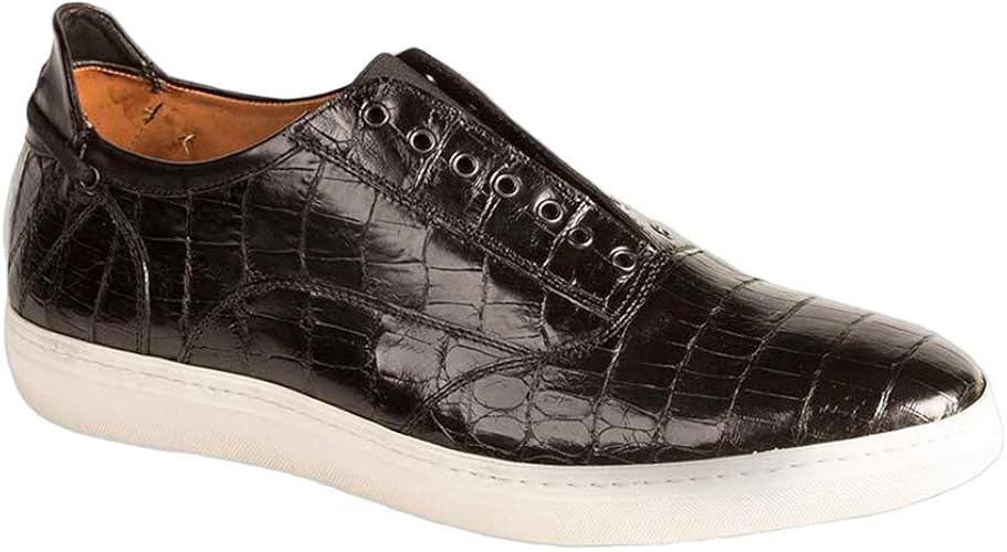 mezlan crocodile sneakers