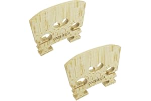 GOLDEN MUSIC INSTRUMENT JinQu 2 Pcs Violin Bridge Fitted Violin Maple Bridge(4/4)