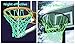 Captank Glow in The Dark Basketball Net Hoop Light Glowing Basketball Hoop Replacement Net All Weather Thick Standard Size Heavy Duty Indoor Outdoor Sports Net
