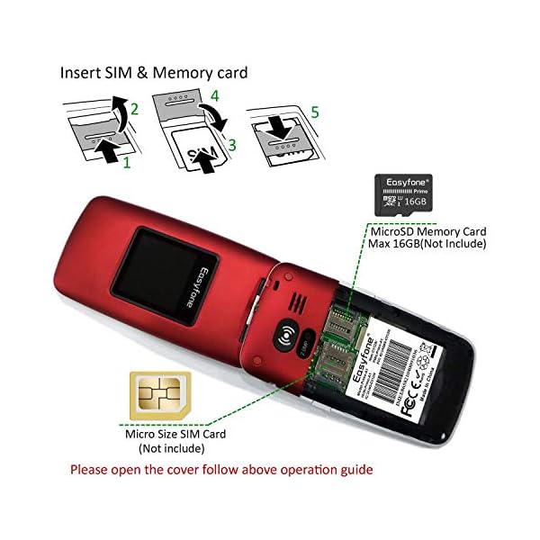 Easyfone-Prime-A1-GSM-SIM-Free-Flip-Big-Button-Mobile-Phone-Hearing-Aids-Compatible-Easy-to-Use-Mobile-Phone-for-Elderly-with-Charging-Dock-Red Easyfone Prime-A1 GSM SIM-Free Flip Mobile Phone for Elderly, Big Button Hearing Aids Compatible Senior Mobile Phone…