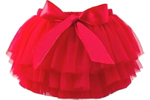 ZFZDRen 6M-3T Infant Baby Girl Tutu Skirt Toddler Girls Solid Color Tulle Skirts Birthday Outfits with Headband