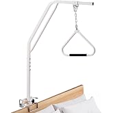 VEVOR Trapeze Bar for Bed Mobility, Medical Bed Trapeze with Clamps &amp; Metal Chain, 250LBS Weight Capacity Beds Pull Up Assist for Elderly &amp; Disabled, Ideal for Home Care, Hospitals, Nursing Homes
