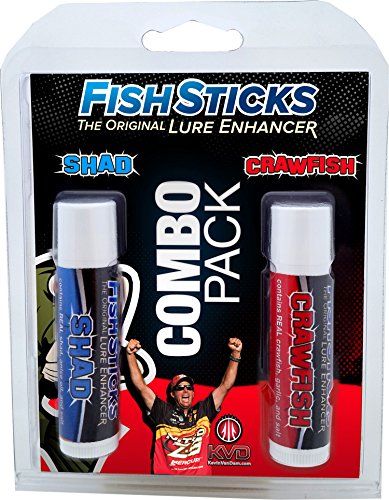 Fish Sticks KVD Lure Enhancer Freshwater Combo Pack (Best Bass Attractant Scent)