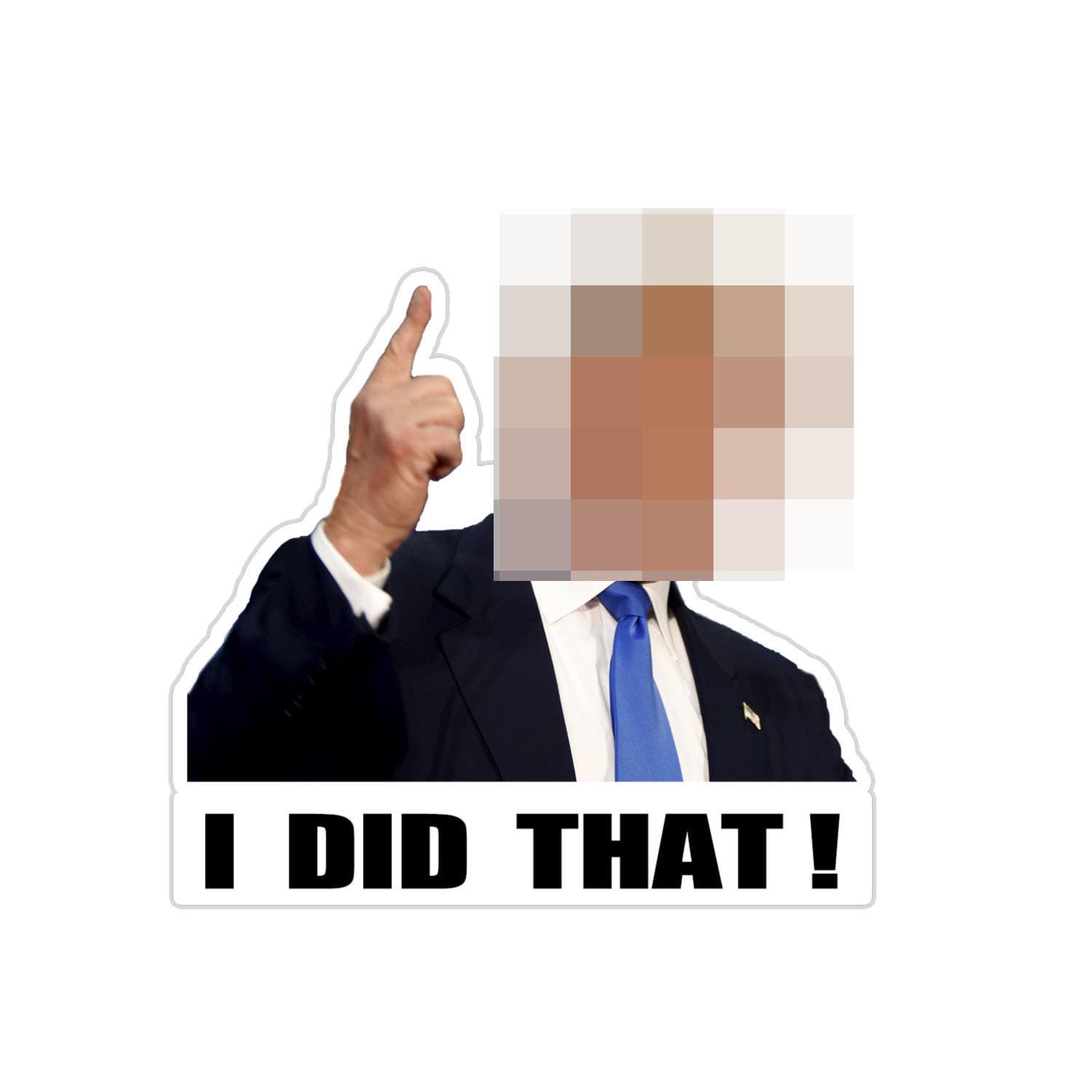 Photo 1 of 100PcsI Did That Stickers, Merchandise, Anti-Decals, Waterproof Car Bumper Stickers, Laptop Window Car Stickers