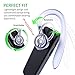 ICOMTOFIT Bluetooth Headset, Wireless Business Earpiece V4.1 Lightweight Noisy Suppression Bluetooth Earphone with Microphone for Phone/Laptop/Car