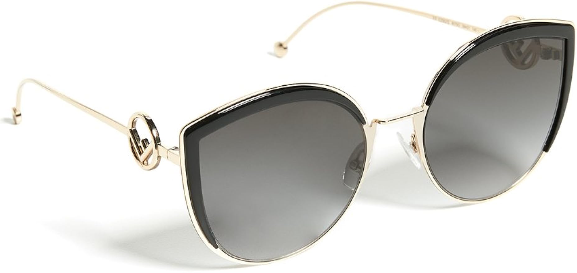fendi black cat eye sunglasses