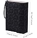 Yiluana Jewelry Organizer, Portable Earring Holder Pu Leather Travel Jewelry Organizer Case with Foldable Book Design for Girls Women (Green)