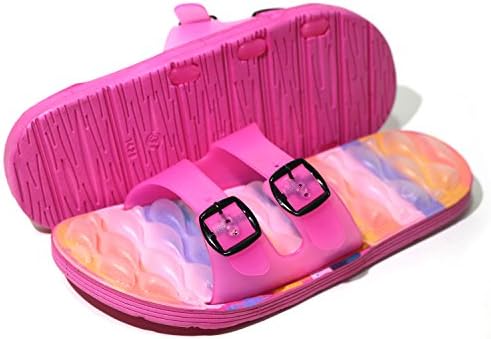 AQUABONGBONG Embossing Sandals - Air cusioning, Superlight, breathable - Pink W 8 US