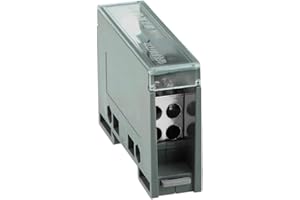 uxcell 1 in 4 Out DIN Rail Terminal Blocks 690V Connectors Distribution Block