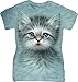 The Mountain Junior's Blue Eyed Kitten Graphic T-Shirt, Teal, Small