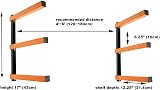 KASTFORCE KF1004 Lumber Storage Rack 3-Level System 110lbs/Level view 2