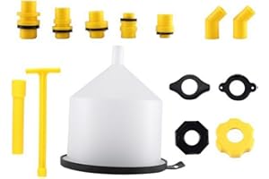 Ipetboom Spill Radiator Coolant Funnel Kit with Fluid Stopper Automotive Funnel for Clean Oil Antifreeze
