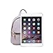 Duseedik Women Leather Backpack Girls School Rucksack College Shoulder Satchel Travel Bag Fashion Mini Cute Portable bag (Pink)
