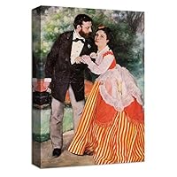 Canvas Wall Art Dance in The Country by Pierre-Auguste Renoir Canvas Prints Home Artwork Decoration for Living Room,Bedroom - 12x18 inches