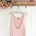 NINGMI 4 Colors Modal Cotton V neck Low cut Joker Vest Casual Tank Tops,Pink,Medium