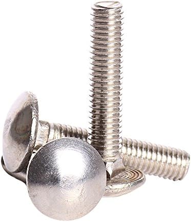 Bolt Base 5mm A2 Stainless Steel Coach Bolts Cup Square Carriage Bolt Screws DIN 603 M5 X 12 - 5