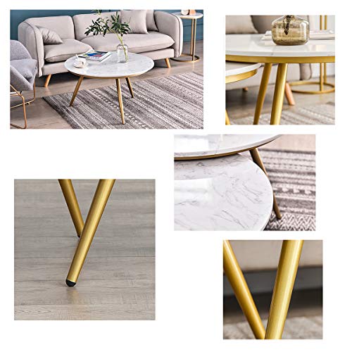 EKR-Marble-Coffee-Table-Gold-Modern-Accent-Table-Round-Nesting-Table-Contemporary-Desk-Living-Room-Home-Decor-O-236-inchesHeight-152-inches-Small-Size