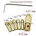 Mini Brass Drill Chuck Drill Collet Set 0.5-3.0mm fit for Micro Twist Drill Chuck Hobby Model Tool