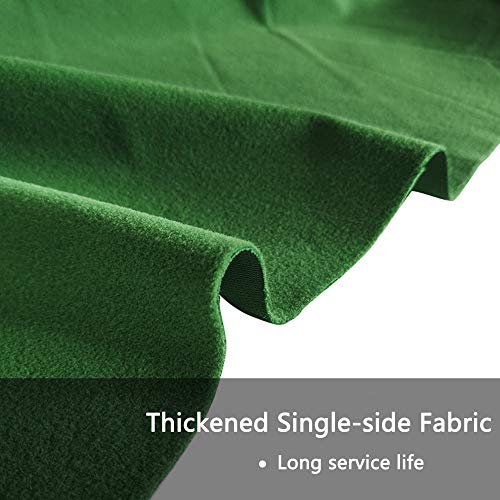 image for Boshen Billiard Cloth Pool Table Felt with 6 Cloth Strips for 7/8/9 Fo